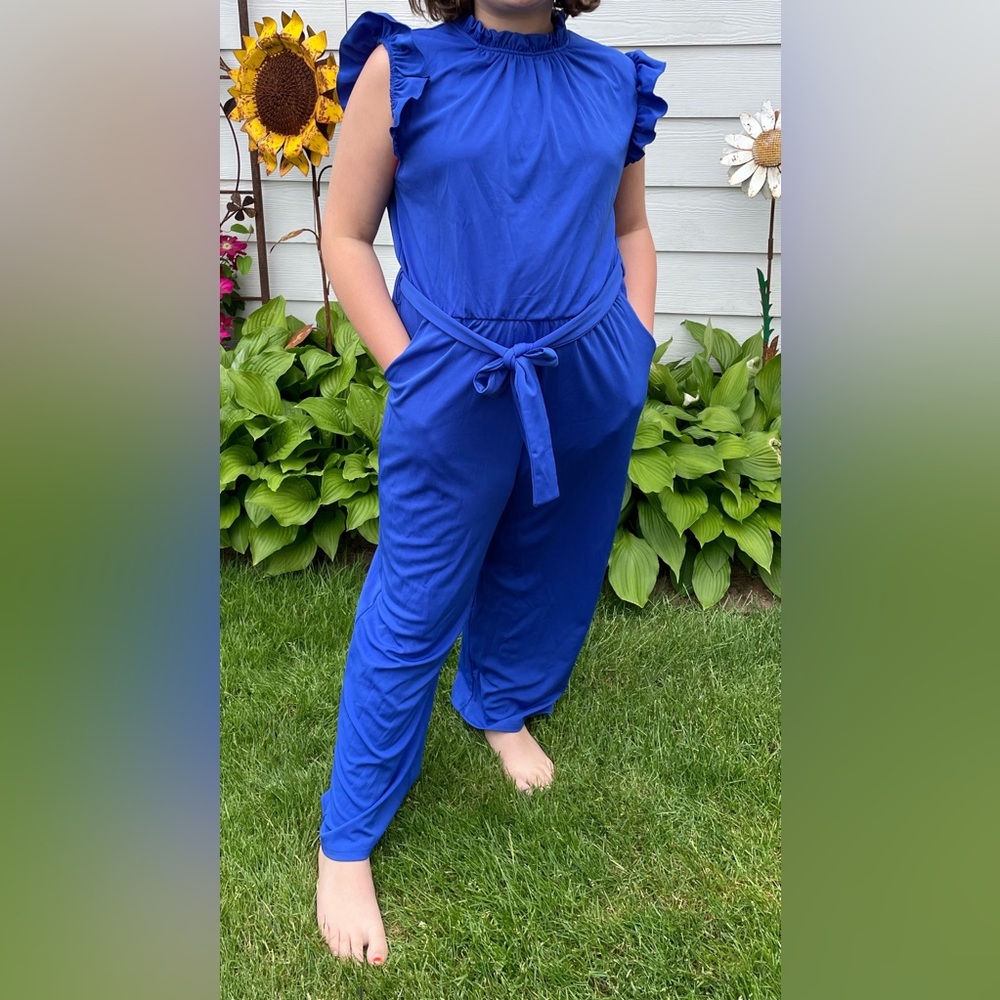 Cute and Comfortable Blue Jumpsuit - Size XL
